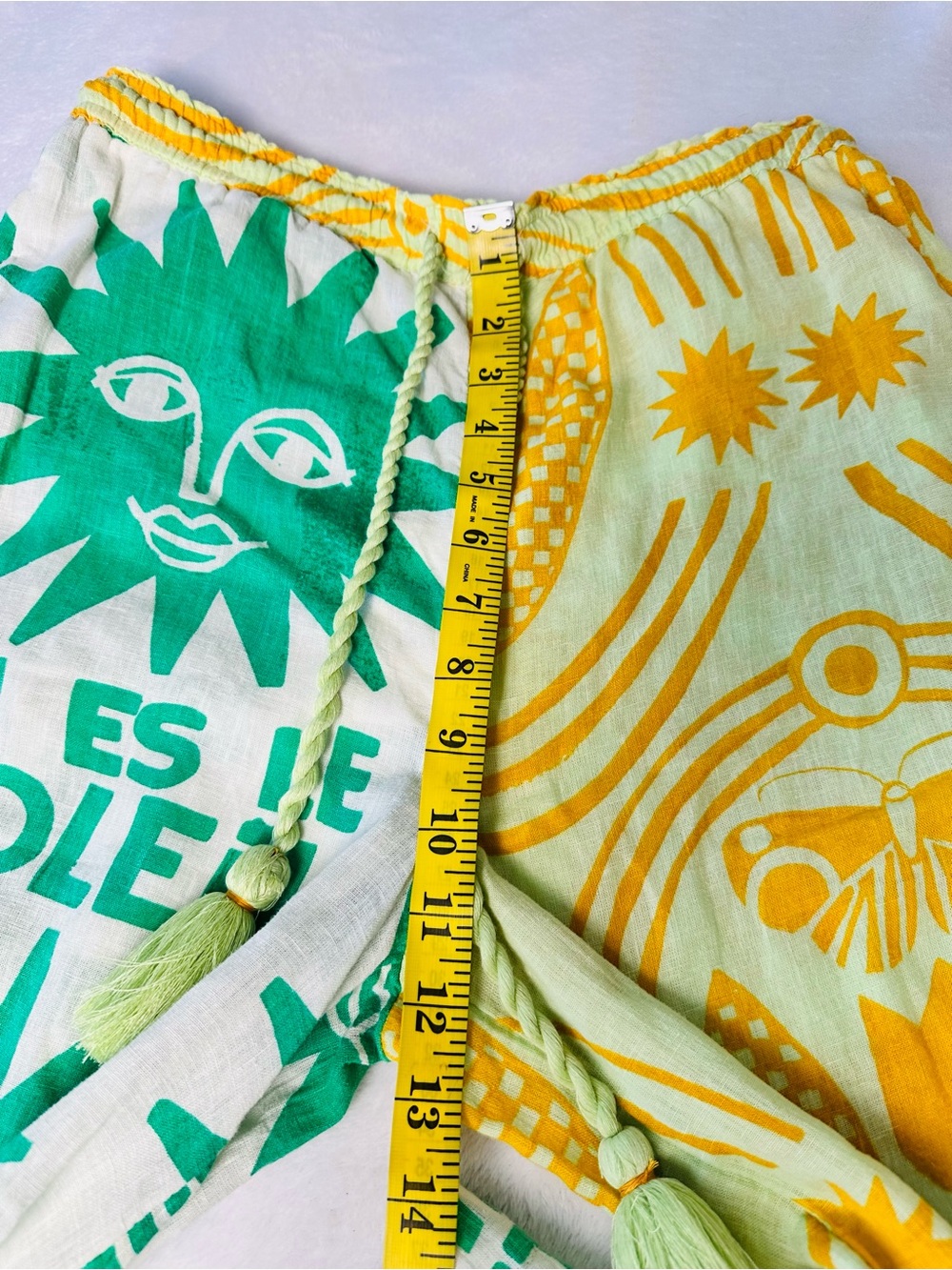 Anthropologie Anisa Makhoul Printed Wide Leg Pants Size 2XS - Picture 6 of 9